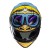 KASK MOTOCYKLOWY HJC F71 MONKEY DJ BLUE ORANGE