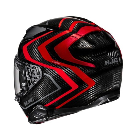 KASK MOTOCYKLOWY HJC F71 CARBON NEVIO BLACK RED