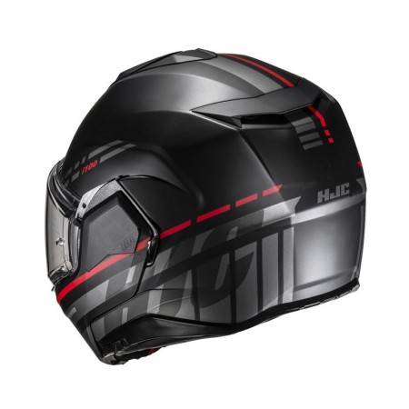 KASK MOTOCYKLOWY HJC I100 SYSMA BLACK RED