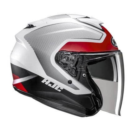 KASK MOTOCYKLOWY HJC I31 TEVIS GREY RED