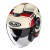 KASK MOTOCYKLOWY HJC I40N VELU BEIGE RED