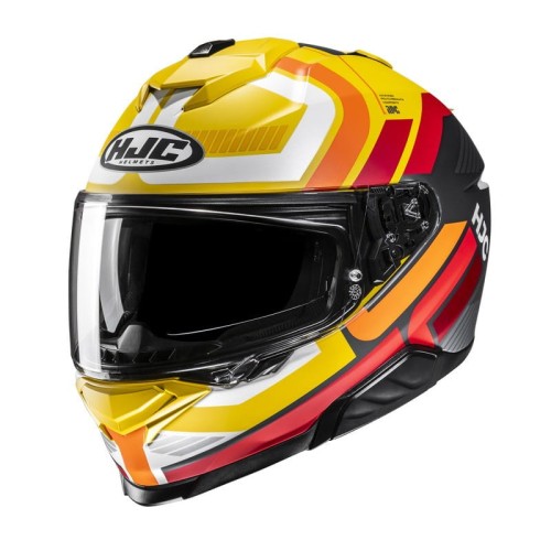 Przejdź do produktu KASK MOTOCYKLOWY HJC I71 VIZ YELLOW RED