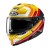 KASK MOTOCYKLOWY HJC I71 VIZ YELLOW RED
