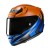 KASK MOTOCYKLOWY HJC RPHA12 KOS ORANGE BLUE