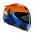 KASK MOTOCYKLOWY HJC RPHA12 KOS ORANGE BLUE
