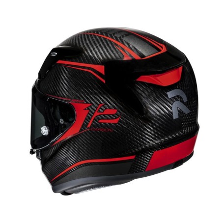 KASK MOTOCYKLOWY HJC RPHA12 CARBON KERES BLACK RED