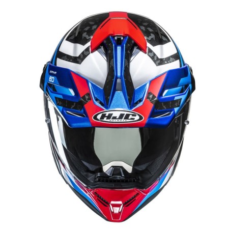 KASK MOTOCYKLOWY HJC RPHA60 DAKAR BLUE WHITE