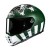 KASK MOTOCYKLOWY HJC V10 CRANIA GREEN WHITE