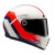KASK MOTOCYKLOWY HJC V10 FQ20 RETRO WHITE RD BLUE
