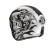 KASK MOTOCYKLOWY HJC V31 FLAME WHITE BLACK