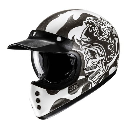 Przejdź do produktu KASK MOTOCYKLOWY HJC V60 FLAME BLACK WHITE