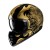 KASK MOTOCYKLOWY HJC V60 FLAME BLACK GOLD