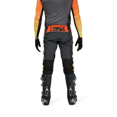 SPODNIE FOX FLEXAIR GRID BLACK/ORANGE