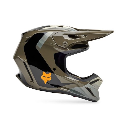 Kask Motocyklowy Off Road Fox V3 FADE BROWN BLACK