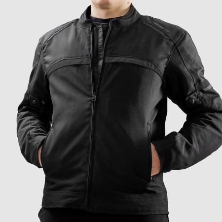 KURTKA MOTOCYKLOWA TEKSTYLNA OZONE NEO BLACK