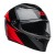KASK MOTOCYKLOWY BELL LITHIUM ECE6 SHEAR METALLIC GREY RED