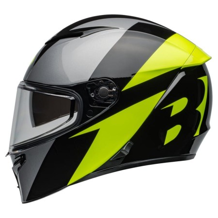 KASK MOTOCYKLOWY BELL LITHIUM ECE6 SHEAR METALLIC GREY RETINA