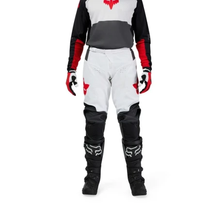 SPODNIE FOX 180 FLOW WHITE/RED