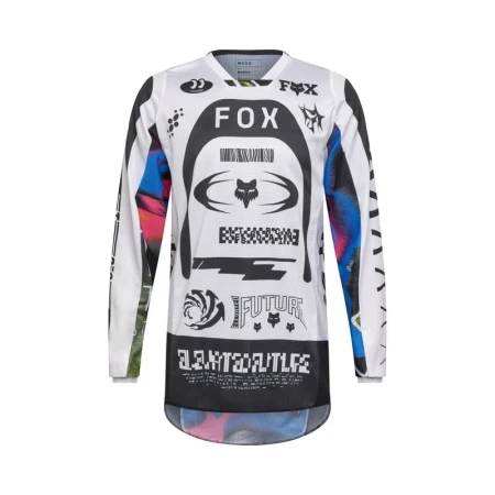 BLUZA FOX 180 IMAGE COSMO WHITE/BLACK