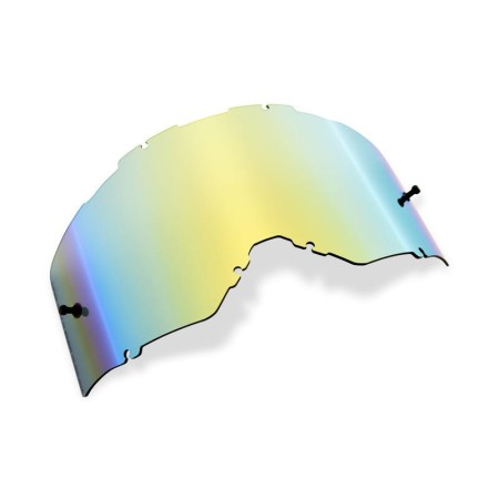 SZYBA DO GOGLI FOX MX24 AIRSPACE/MAIN INJ LENS-MIRROR GOLD