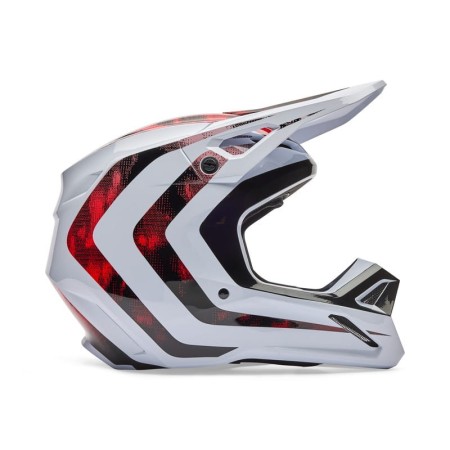 KASK FOX V1 KAIROS WHITE/FLUO RED