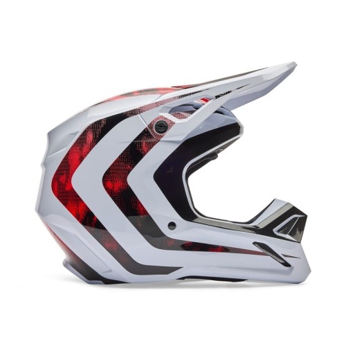 Przejdź do produktu KASK FOX V1 KAIROS WHITE/FLUO RED