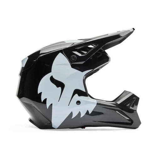 Kask Motocyklowy Off Road Fox V1 SHIELD BLACK