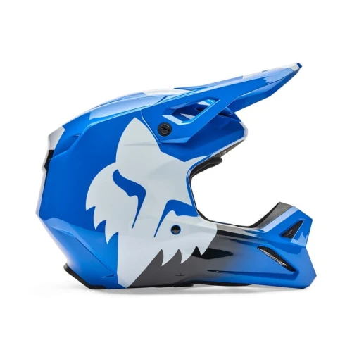Kask Motocyklowy Off Road Fox V1 SHIELD BLUE