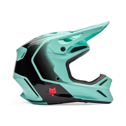 Kask Motocyklowy Off Road Fox V3 DRIP TURQUOISE