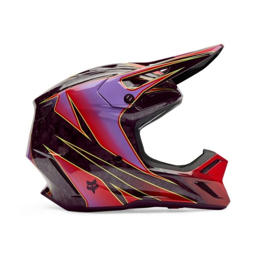Kask Motocyklowy Off Road Fox V3 RS CANVAS RED