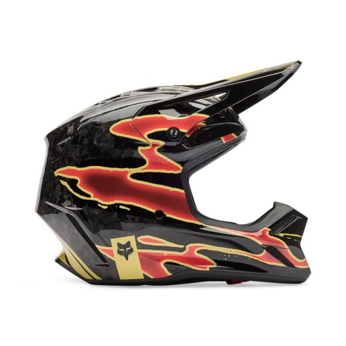 Kask Motocyklowy Off Road Fox V3 RS INNING BLACK