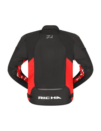 RICHA KURTKA / JACKET STRADALE MESH BLACK/RED