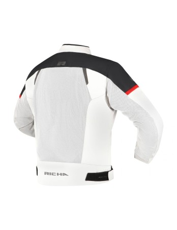 RICHA KURTKA / JACKET AUYAN WP LIGHT GREY/BLUE/RED