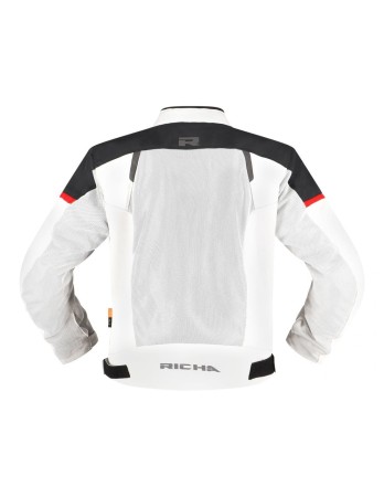 RICHA KURTKA / JACKET AUYAN WP LIGHT GREY/BLUE/RED