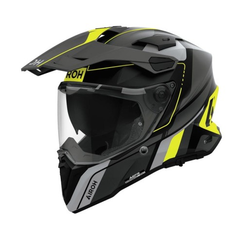 Przejdź do produktu KASK MOTOCYKLOWY AIROH COMMANDER 2 SKIP YELLOW MATT