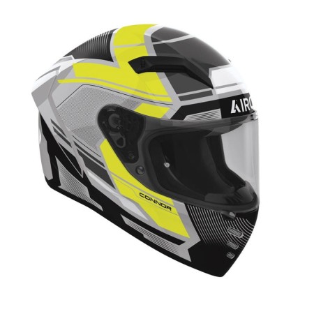 KASK MOTOCYKLOWY AIROH CONNOR EGO YELLOW GLOSS