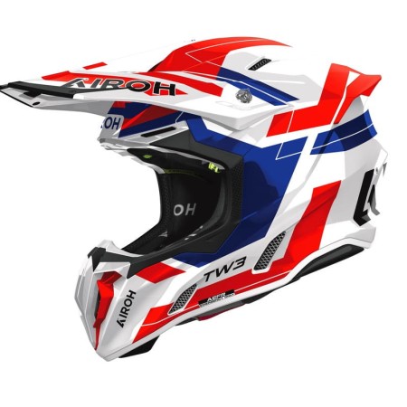 KASK MOTOCYKLOWY AIROH TWIST 3 DYNASTY BLUE RED GLOSS
