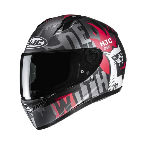 Przejdź do produktu KASK MOTOCYKLOWY HJC C10 FOP GREY RED