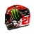 KASK MOTOCYKLOWY HJC RPHA12 QUARTARARO REPLICA 2 RED BLACK
