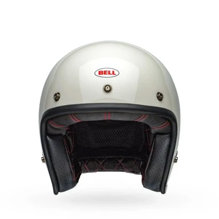 KASK MOTOCYKLOWY BELL CUSTOM 500 SOLID VINTAGE WHITE