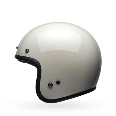 KASK MOTOCYKLOWY BELL CUSTOM 500 SOLID VINTAGE WHITE