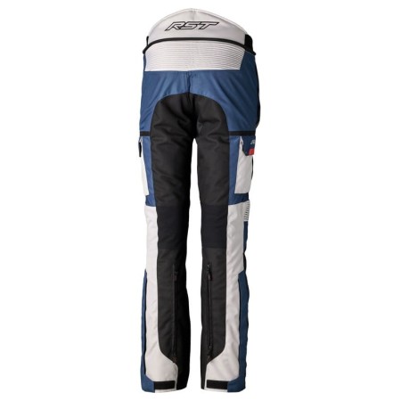 SPODNIE MOTOCYKLOWE TEKSTYLNE RST PRO SERIES ADVENTURE-X SILVER DARK BLUE RED