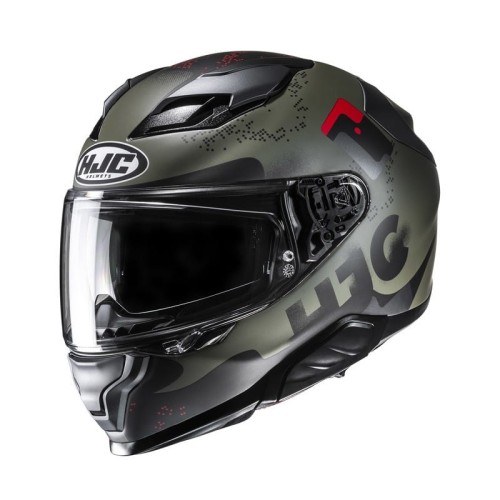Przejdź do produktu KASK MOTOCYKLOWY HJC F71 FACO GREEN BLACK