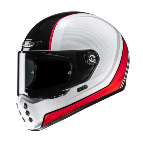 Przejdź do produktu KASK MOTOCYKLOWY HJC V10 HODU WHITE BLACK