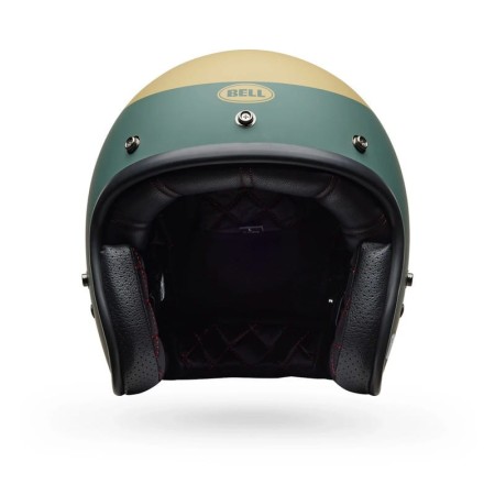 KASK MOTOCYKLOWY BELL CUSTOM 500 PARLOR MATTE EMERALD GOLD
