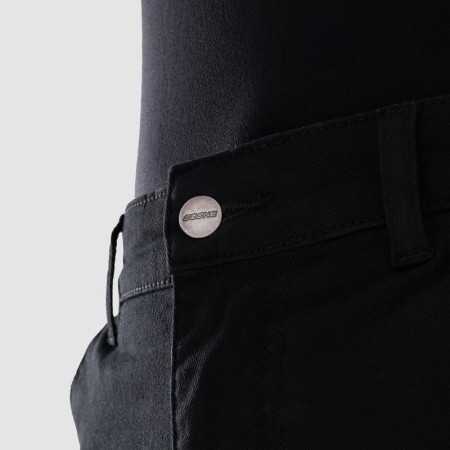 JEANSY MOTOCYKLOWE DAMSKIE OZONE JANE JOGGER FIT BLACK 24/30