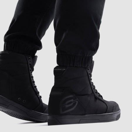 JEANSY MOTOCYKLOWE DAMSKIE OZONE JANE JOGGER FIT BLACK 24/30