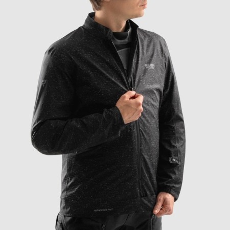 KURTKA MOTOCYKLOWA TEKSTYLNA REBELHORN HARDY 3.0 DARK GREY BLACK FLUO YELLOW