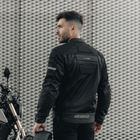 KURTKA MOTOCYKLOWA TEKSTYLNA OZONE DART BLACK