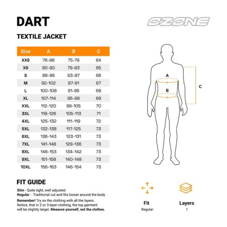 KURTKA MOTOCYKLOWA TEKSTYLNA OZONE DART BLACK